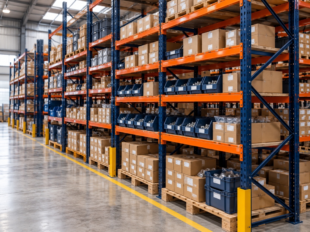 Racks e mini porta-paletes para pequenos volumes